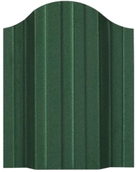 Штакетник металлический Омега цвет RAL 6005