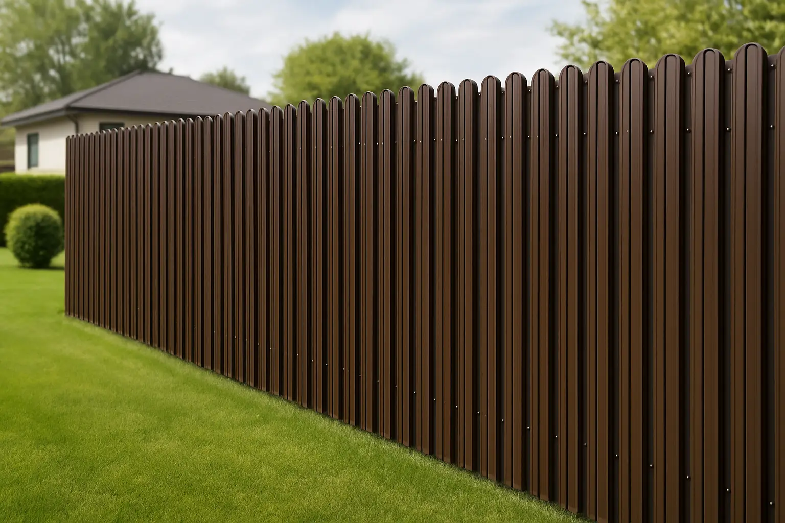 Штакетник металлический