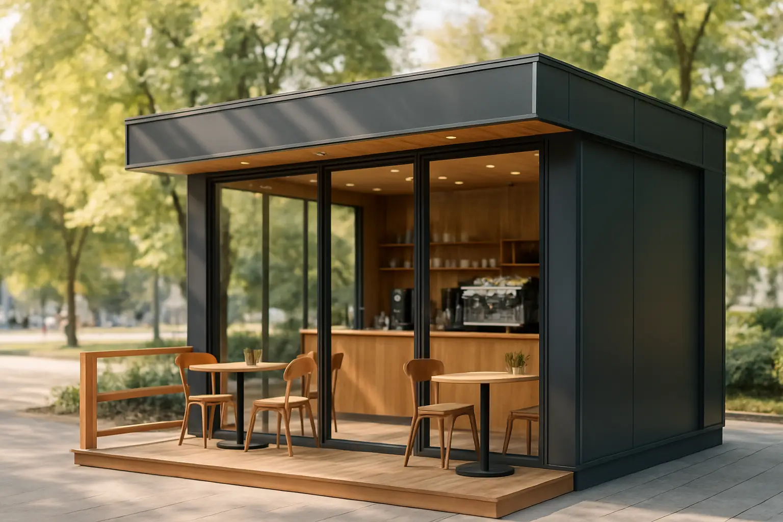 Изготовление торговых павильонов