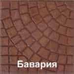 фото тротуарная плитка Бавария красная полукруглая