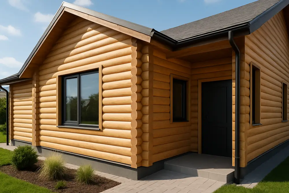 обшивка дома вагонкой и блок хаусом